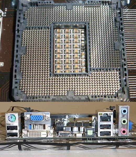 【中古】msi H61I-E35 V2/W8 Mini-ITX M/B + Celeron G1610 LGA1155 セット