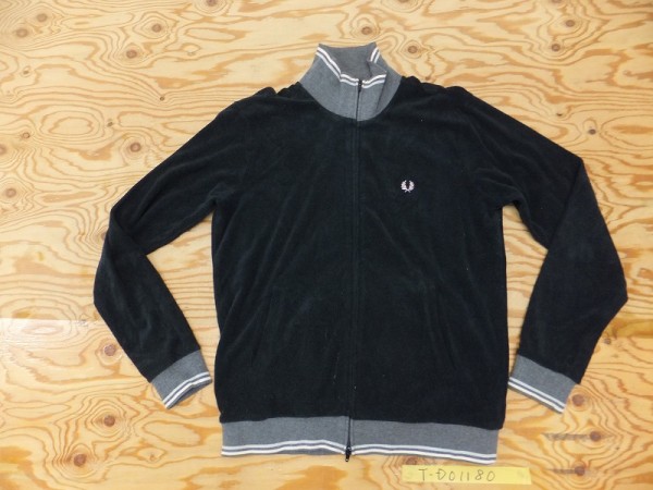 限定セール，送料無料 FRED PERRY フレッドペリー パイル地 ハイネック ジャージ ジャケット メンズ L 黒(ジャケット、上着)｜売買されたオークション情報、yahooの商品情報をアーカイブ公開 - オークファン 男性用