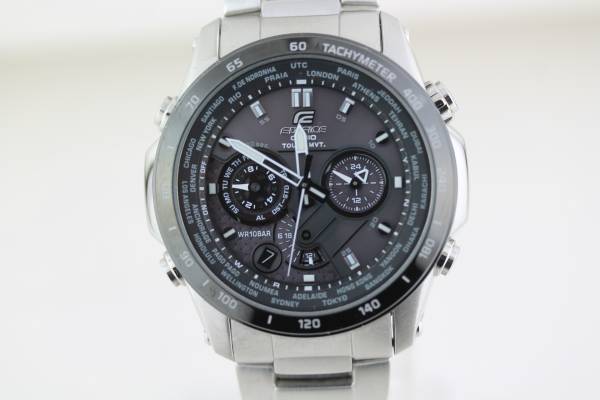 CASIO EDIFICE タフソーラー 電波 EQW-T1010 程度良