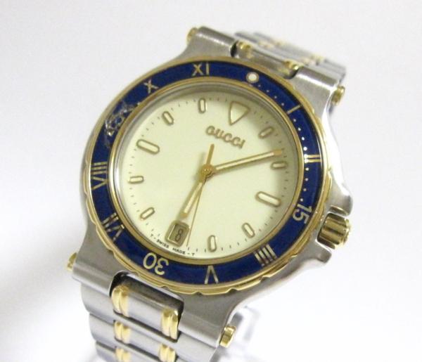 ☆本来極美品☆グッチ高級ダイバー！9700M・メンズ 513