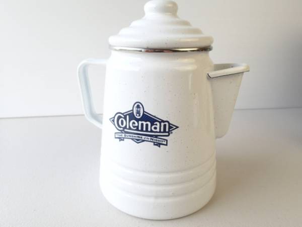 Coleman】限定ダイヤロゴ琺瑯コーヒーパーコレーター＆4マグカップ