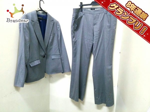 インディビ レディースパンツスーツ 48 レディース ストライプ