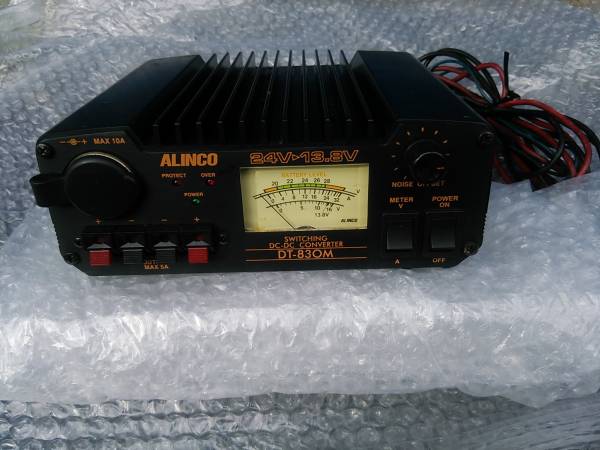 ALINCO DT-830M DC-DCコンバーター ALINCO DT-830M 24V→13.8V DC/DC