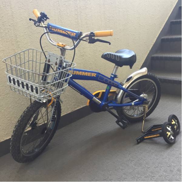 ハマー 子供用 自転車 ブルー×イエロー 18インチ 直接取引希望 【公式