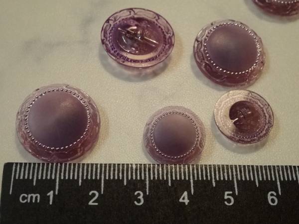 服飾用ボタン④ ★ 華奢で上品な色合い 素敵なボタン 9個セット_3