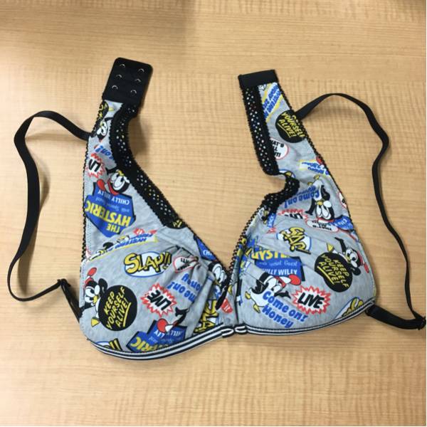 ヒステリックグラマー CW/CHILLY PUNKS総柄 ブラ Sサイズ 美品