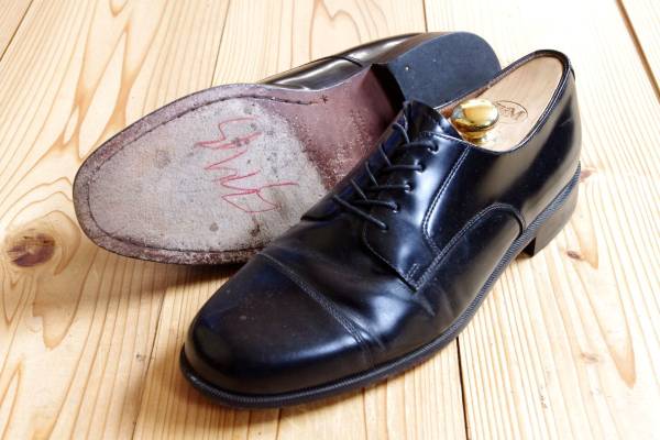 BOSTONIANボストニアン◆キャップトゥシューズ◆ブラック◆US9/27cm