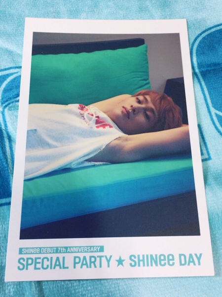 SHINee オニュ 7周年ファンミーティング配布ポストカード