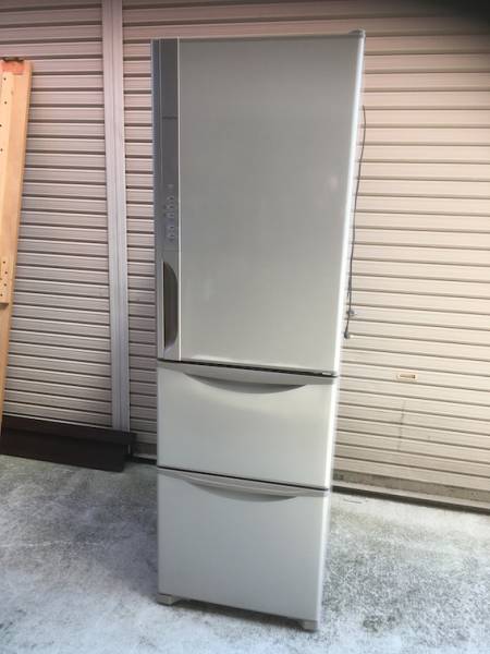 美品 R-K320FV 日立 HITACHI 冷凍冷蔵庫 315L 16年製 真空チルド 自動製氷