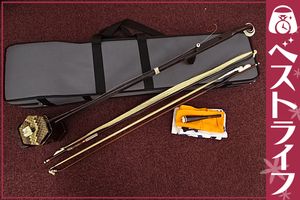 敦煌牌 上海民族器 二胡 蛇皮 弦器 ハードケース付 敦煌牌 上海