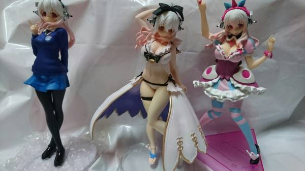 すーぱーそに子 フィギュア 改造 リペイント コスプレ 巨乳 美少女