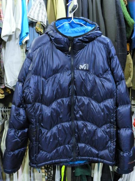 即決 MILLET FILL POWER 830 ダウン ジャケット MONT MAUDIT HEAT DOWN JKT 紺 XL ミレー