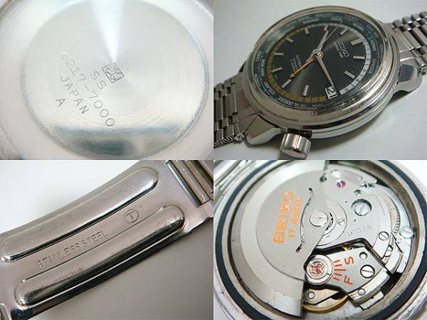 セイコー ワールドタイム ファースト 黒 聖火 ブレス付