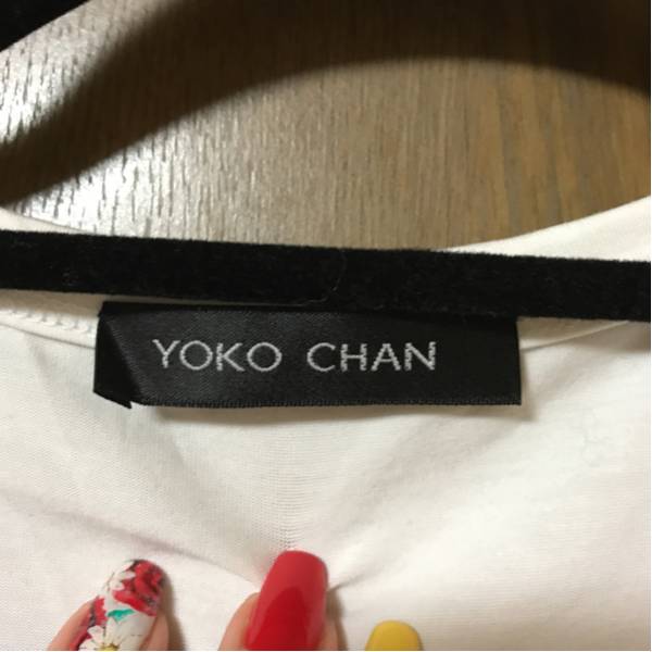 YOKO CHAN☆ヨーコチャン☆バックフレアーTシャツ☆サイズ38