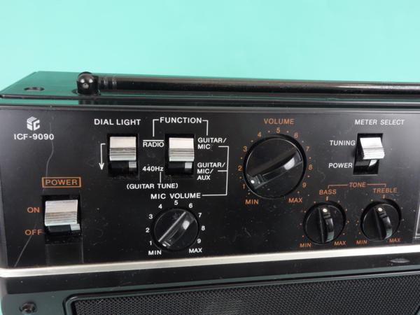 SONY ソニー ICF-9090 FM/AMラジオ 8Wギターアンプ 音出し確認済み