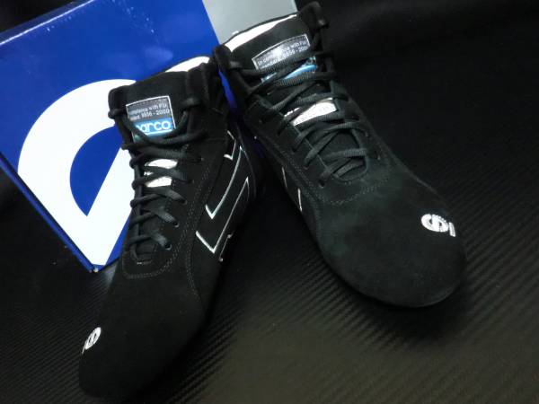 新品 スパルコ レーシングシューズ SLALOM SL-3 黒 42