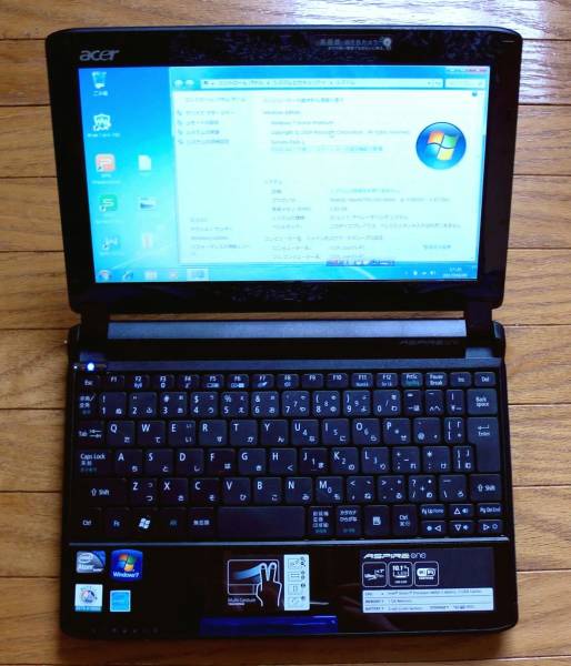 Acer 極美品12500円■Aspire one 532h■2G.160G.無料おまけ付■迅速発送 Aspire one 532 AO532h-B123 価格比較 - 価格.com