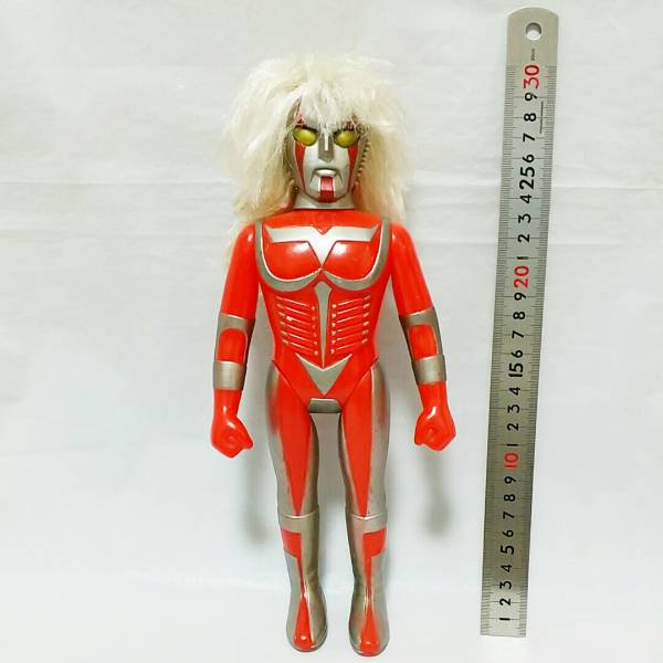 タカトク16cm ソフビ 当時物 炎の超人 メガロマン ソフビ