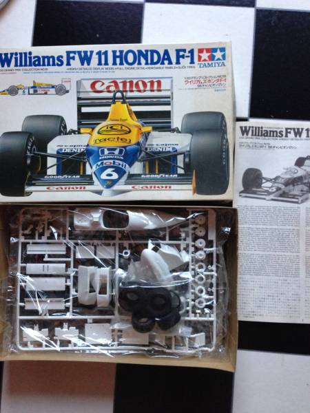 TAMIYA Williams FW-11 HONDA F-1 1/20　プラモデル_1