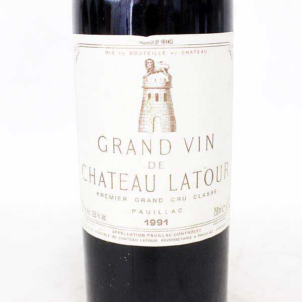 シャトー ラトゥール CHATEAU LATOUR 1991 シャトー・ラトゥール ☆CH
