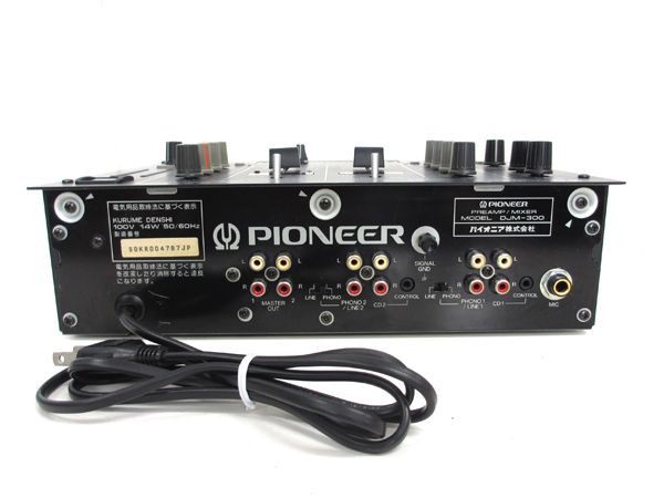PIONEER パフォーマンス DJミキサー DJM-300 黒 パイオニア PIONEER DJ