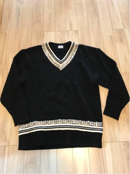 16aw Rags McGREGOR ラグスマックレガー スタッズニット キムタク私物 野口強 さんタク supreme