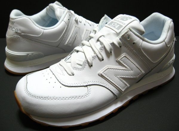 新品本物 ニューバランス NB574BAA 白 スニーカー US8.5 26.5cm 2E