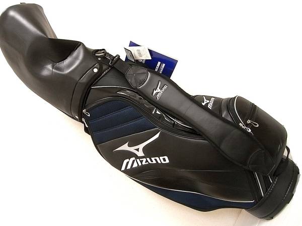 【送料無料，正規品】 MIZUNO ミズノ キャディバッグ キャディーバッグ ゴルフバッグ 9.5型 ロゴ 黒色(ミズノ)｜売買されたオークション情報、yahooの商品情報をアーカイブ公開 - オークファン キャディバッグ