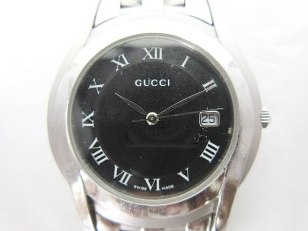 GUCCI グッチ 5500M メンズ クオーツ 腕時計 ジャンク0421大ACE⑱