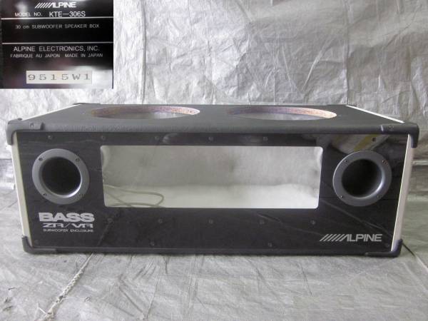 ○1704-260LL ALPINE アルパイン KTE-306S 30センチ 2発用 ウーハー