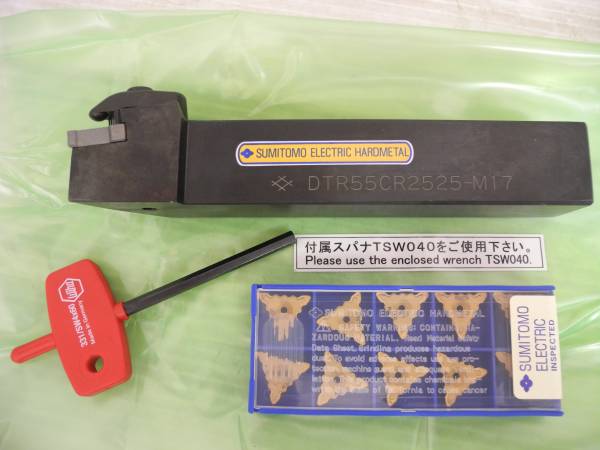 ●未使用 住友 T-REX バイトホルダー チップセット/DTR55CR2525-M17/TRM551708-GU