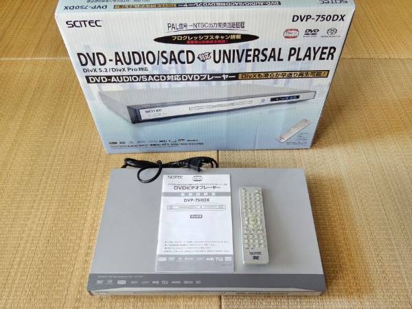 NTSC/PAL対応DVDプレーヤー☆SCITEC DVP-750DX_1