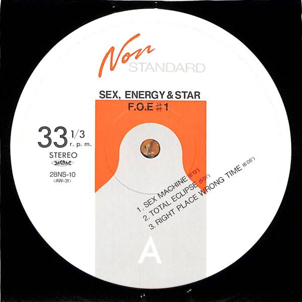 LP細野晴臣 And Star 帯付 Energy Sex #1 F.O.E. HOSONO ⁄ S.F.X⁄細野