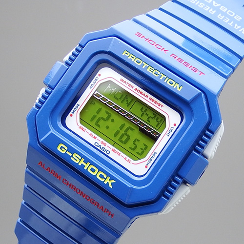 美品　G-SHOCK GLS-5500CC-2JF サマーカラーズ　レアカラー 未使用同様 CASIO G-SHOCK GLS-5500CC-9JF サマーカラーズ ブルー