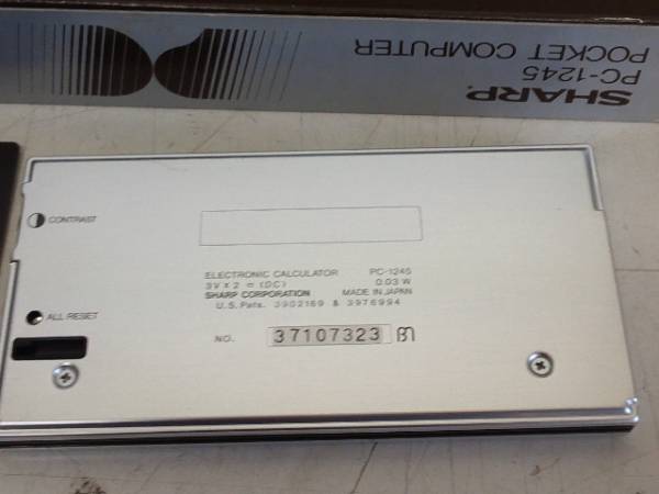SHARP　CONPUTER　PC-2500s 動作未確認 ☆動作未確認ジャンク☆SHARP シャープ☆ ポケット コンピュータ