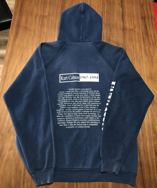90s ビンテージ Nirvana ニルバーナ カートコバーン パーカー XLサイズ ヴィンテージ fear of god採用 バンドT