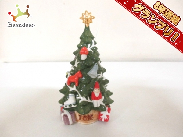 ロイヤルコペンハーゲン 小物 美品 クリスマスツリー2016 陶器 ROYAL