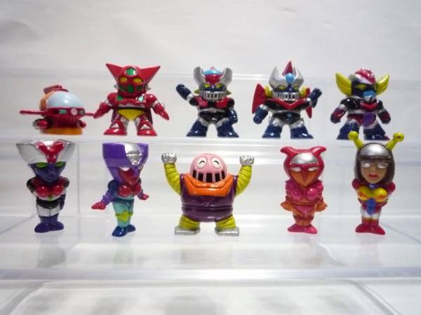 ガチャ王　永井豪ロボ＆永井豪レディロボ 彩色版10種セット