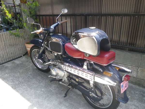 希少、ホンダＣＳ９２プレスハンドル　レストア済　美車_1