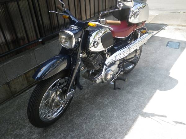 希少、ホンダＣＳ９２プレスハンドル　レストア済　美車_2