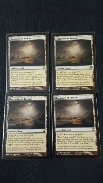 MTG TSP トロウケアの敷石 英語 4枚 MTG MTG トロウケアの敷石 flagstones of trokair 英語TSP 4枚セット