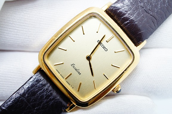 E19○SEIKO Exceline 18KT セイコー エクセリーヌ 婦人レディース女性 
