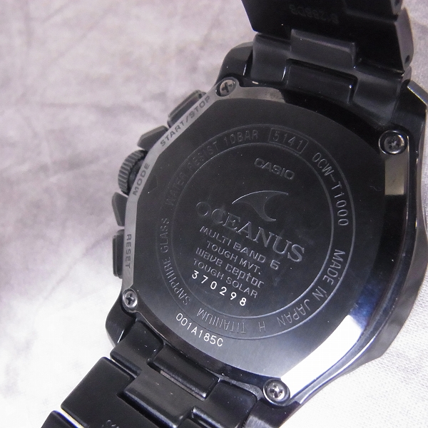 カシオ OCEANUS/オシアナス ソーラー電波腕時計/OCW-T1000B-1AJF