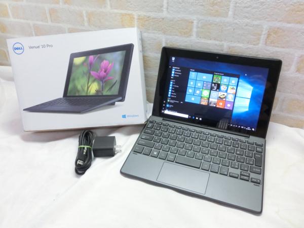 ★DELL Venue10Pro★ Z3735F★Windows10★美品★タブレット キーボード有★Office メモリ2GB/32GB 10.1型★保証有 528