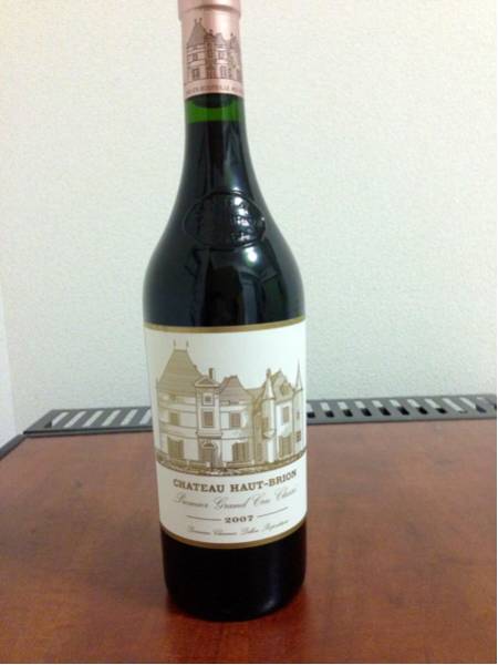 シャトー・オー・ブリオン 2007年