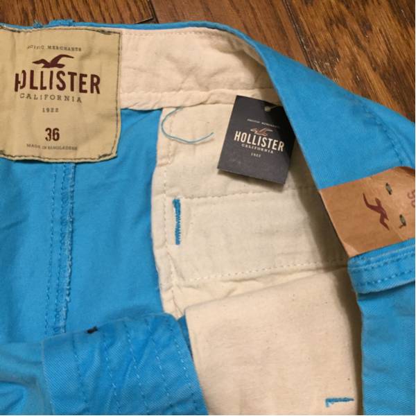 新品！HOLLISTER ホリスター ショートパンツ ブルー系 サイズ36インチ