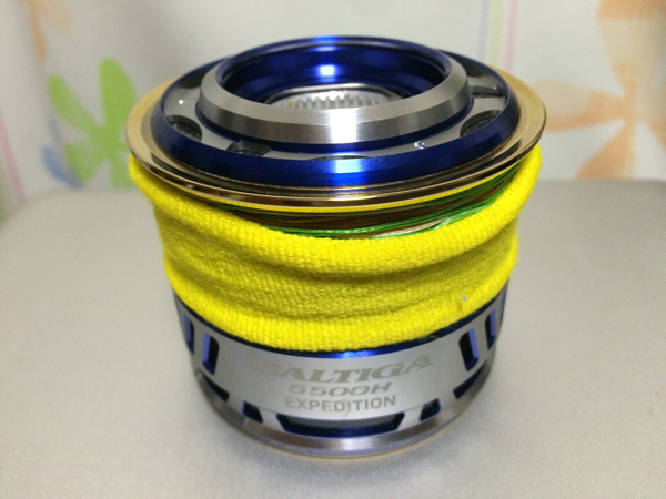 1円～ 早い者勝ち ダイワ 14 ソルティガ EXP 5500H エクスペディション スプールのみ PE付き/ 15ソルティガ 10ソルティガ キャタリナ