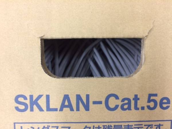 伸興電線☆LANケーブル【SKLAN-Cat.5e】新品300m 白色 D 伸興電線
