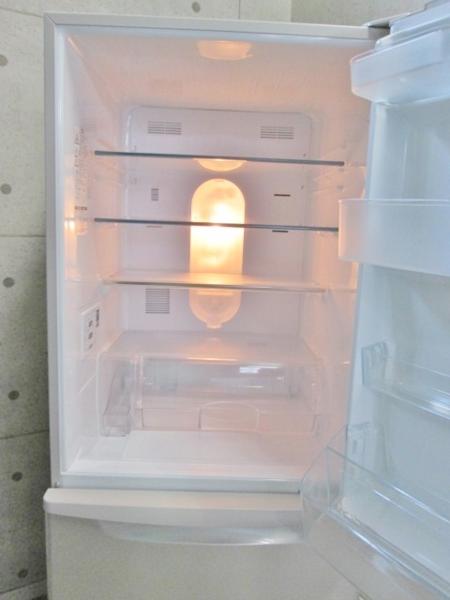 キッチン家電 2014年製 パナソニック 3ドア冷凍冷蔵庫 NR-C320ME-N 321L