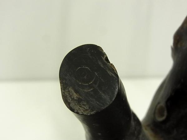 董芸】希少 天然 海松 黒珊瑚 原木 111cm 3.3kg 深海松(東洋彫刻